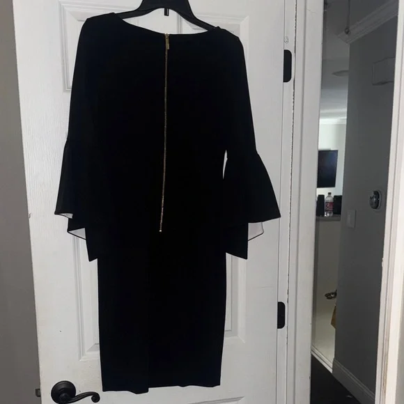 Calvin Klein Black Long Sleeve Dress - Picture 3 of 3